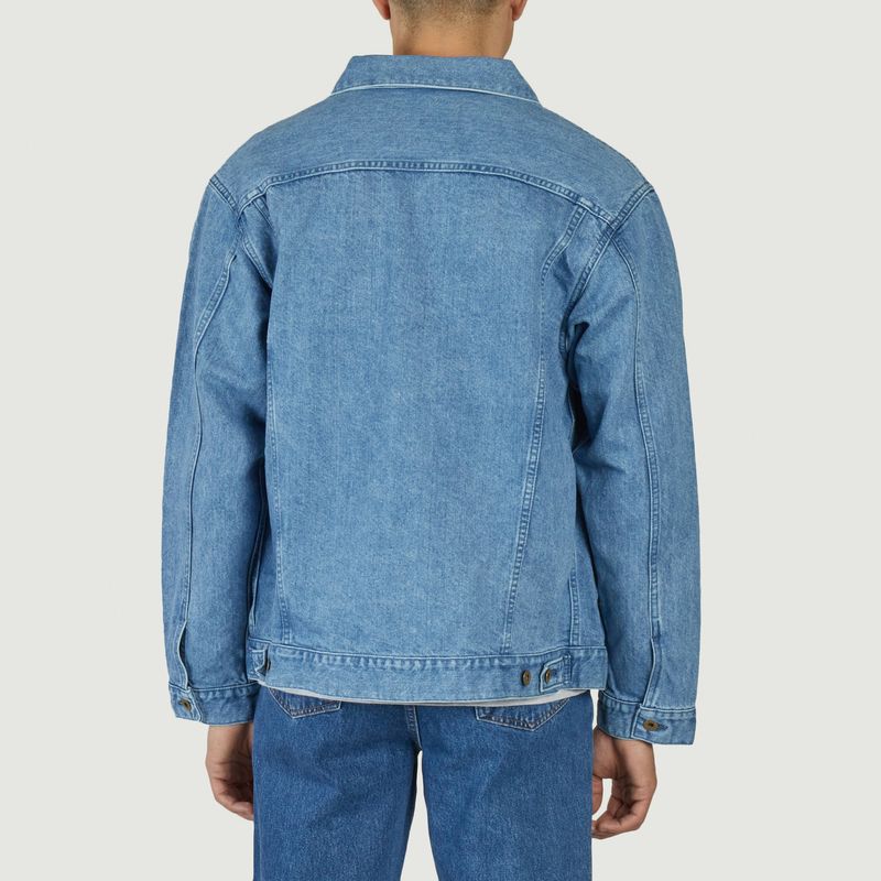 Kouzo faded denim jacket (楮-コウゾ) - Japan Blue Jeans